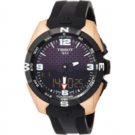 Tissot T-Touch Black Dial Silicone Strap Men