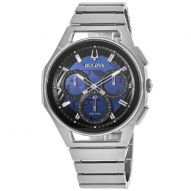 Curv Chronograph Blue Dial Stainless Steel Men