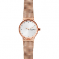Freja Lille Rose Gold-Tone Steel Mesh Watch