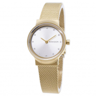 Freja Lille Gold-Tone Steel Mesh Watch