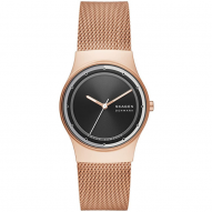 Skagen Sol Solar-Powered Rose Gold Stainless Steel Mesh Watch