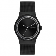 Skagen Sol Solar-Powered Midnight Stainless Steel Mesh Watch