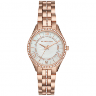 Mini Lauryn Pavé Rose Gold-Tone Watch