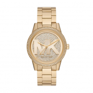 Ritz Three-Hand Gold-Tone Stainless Steel Watch