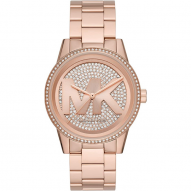 Ritz Quartz Crystal Pave Dial Ladies Watch