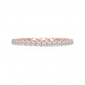 14K White Gold 0.34Ctw Semi Mount .