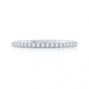 14K White Gold 0.18Ctw Semi Mount .