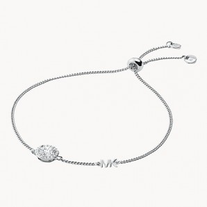 MK Sterling Silver Halo Slider Bracelet MKC1206AN040