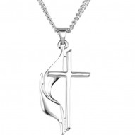 Methodist Cross Pendant -50029698