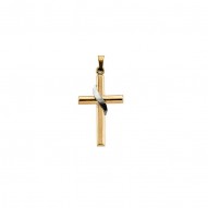 Two Tone Cross Pendant -50029301