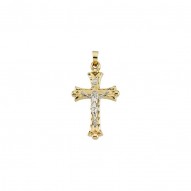 Two Tone Crucifix Pendant -50029628