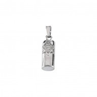 Two Tone Mezuzah Pendant -50030751