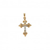 Two Tone Crucifix Pendant -50031102