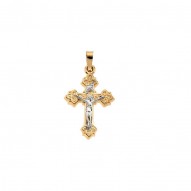 Two Tone Crucifix Pendant -50031156