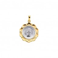 Two Tone Miraculous Medal -50031676