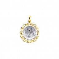Two Tone Miraculous Medal -50031678