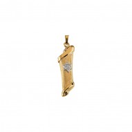 Two Tone Mezuzah Pendant -50029208