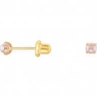 Simulated Pearl Inverness Piercing Earrings