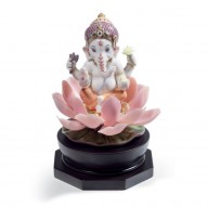 Lladro 01008635 Padmasana Ganesha Figurine
