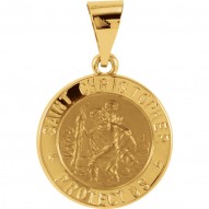 Hollow Round St. Christopher Medal -50032167