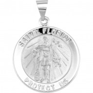 Hollow Round St. Florian Medal -50032189