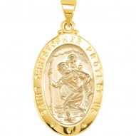 Hollow Oval St. Christopher Medal -50032187