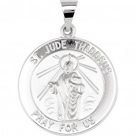 Hollow Round St. Jude Thaddeus Medal -50032203