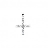 Greek Cross Pendant W/ornate Design -50029388
