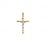 Two Tone Crucifix Pendant -50029632