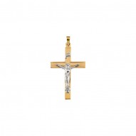 Two Tone Crucifix Pendant -50031122