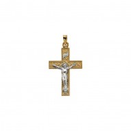 Two Tone Crucifix Pendant -50031148