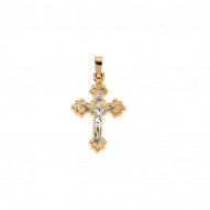 Two Tone Crucifix Pendant -50031156