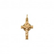 Two Tone Crucifix Pendant -50031161