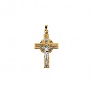 Two-tone Crucifix Pendant -50031448