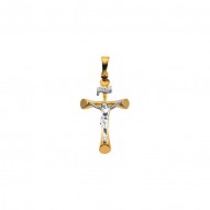 Two-tone Crucifix Pendant -50031575