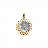 Two Tone Miraculous Medal -50031680