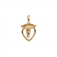 Heart And Angel Pendant -50031740