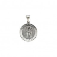 Hollow Round Guardian Angel Medal -50032151