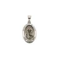 Hollow Oval Sacred Heart Of Jesus Medal -50032183