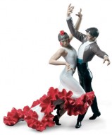 Flamenco dancers Couple Figurine