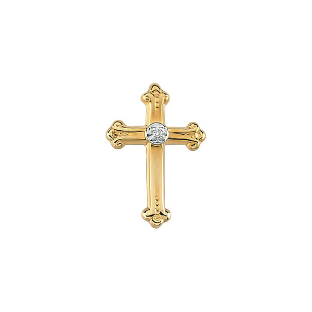Cross Lapel Pin W/diamond 50029168 50029168